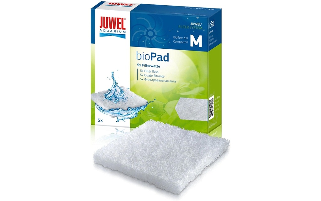 Juwel Ouate de filtration bioPad M 5 pièces