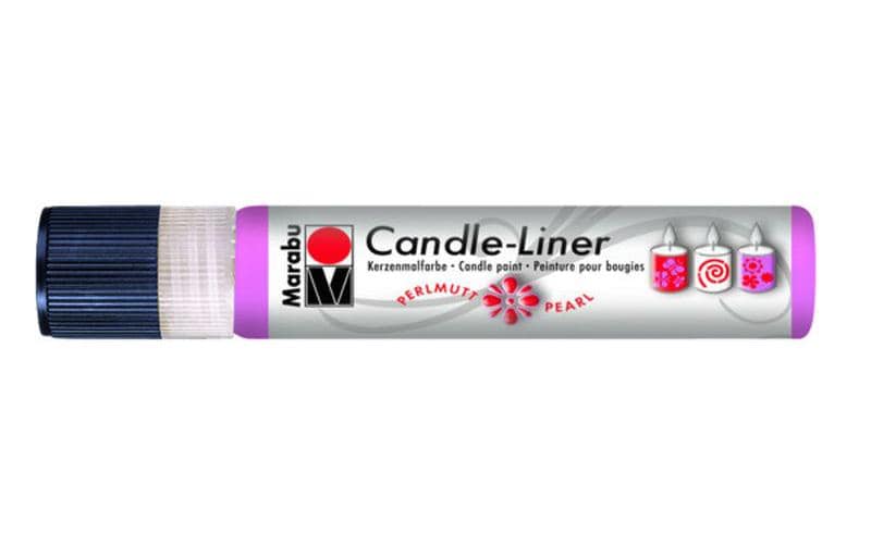 Marabu Peinture pour bougie Candle-Liner 25 ml, Rose