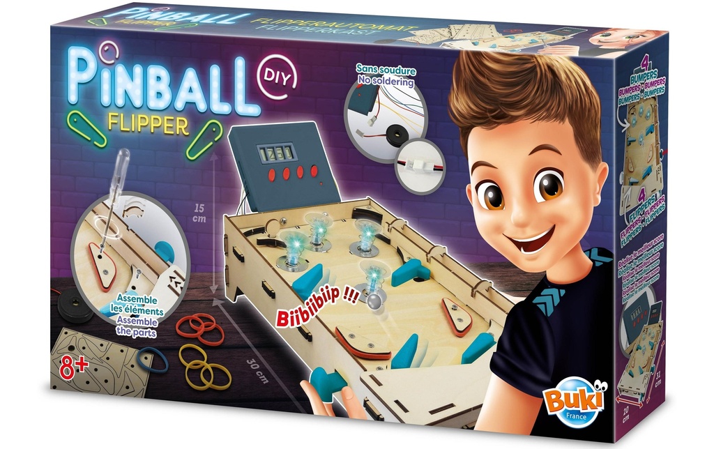 Buki Boîtes d’expérimentation DIY Pinball: Flipper