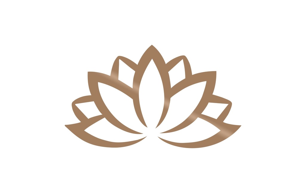 Wallxpert Décoration de mur Lotus Flower 60 x 35 cm
