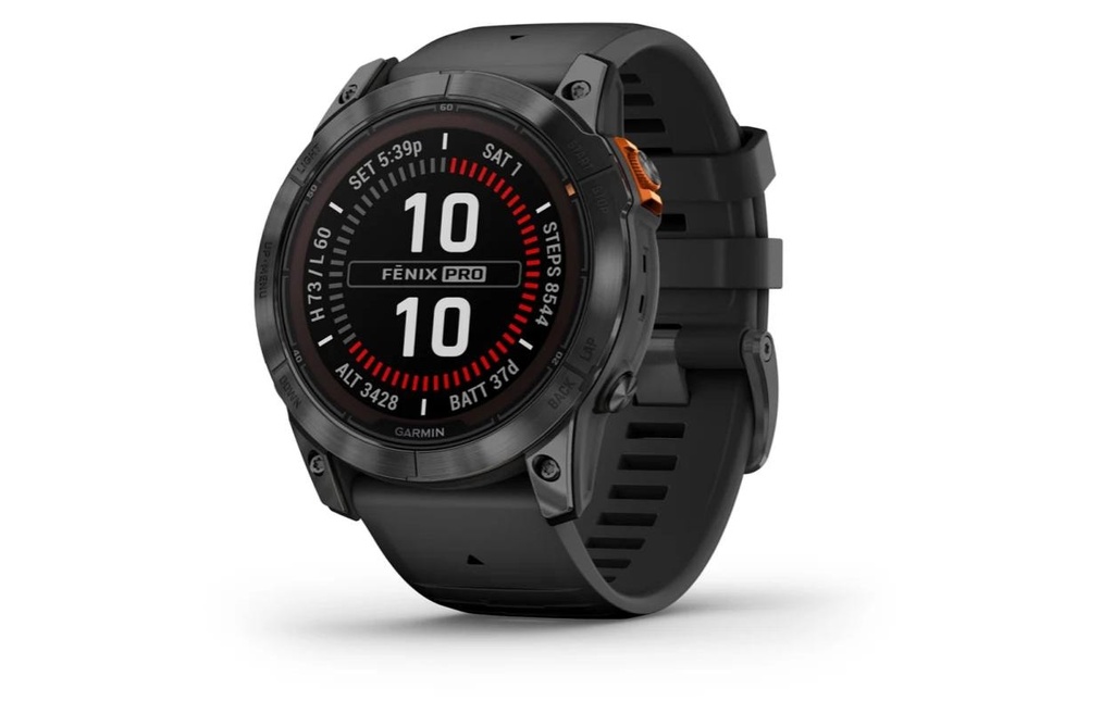 GARMIN Montre de sport GPS Fenix 7X Pro Solar Edition Noir