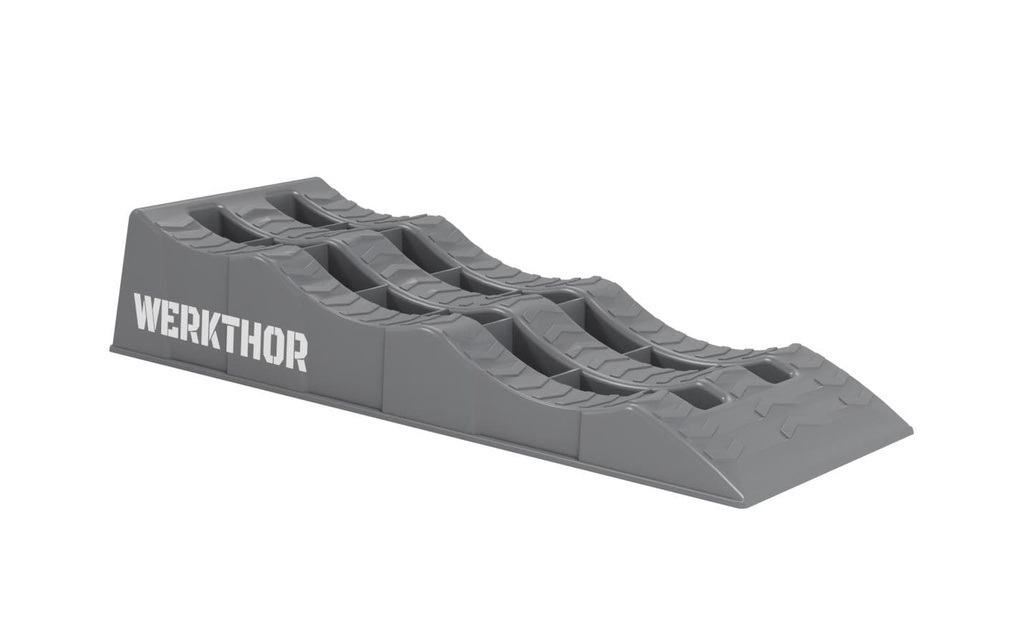 Werkthor Cales d'accès plates Lot de 2, gris
