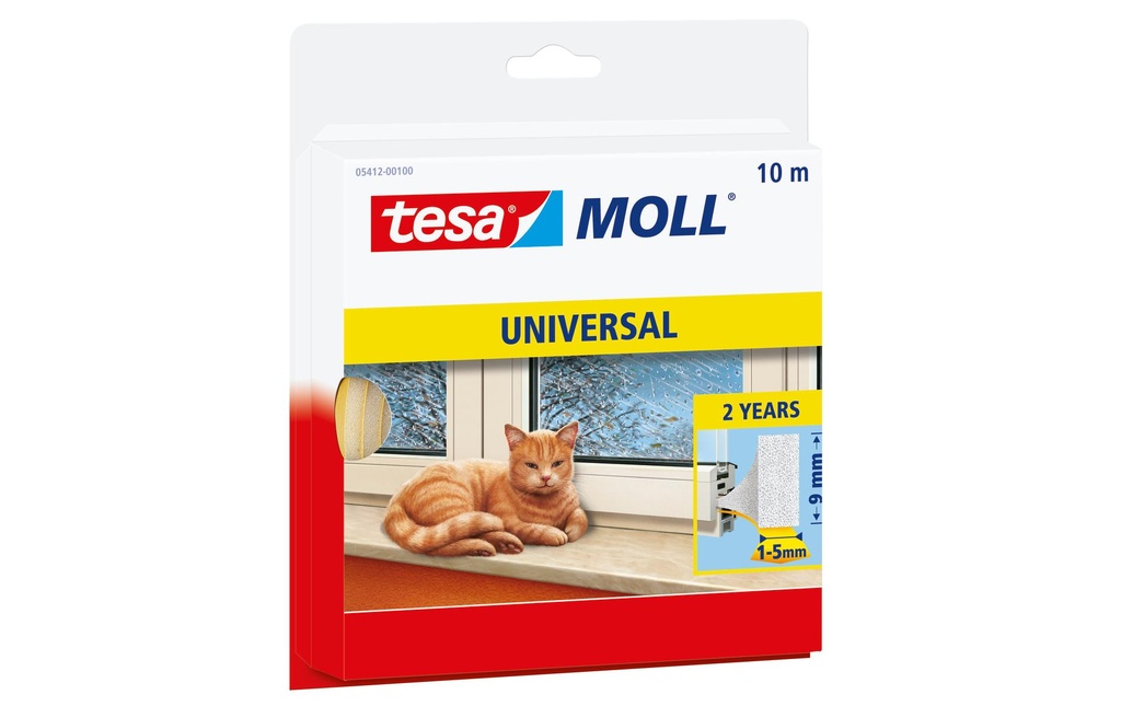 tesa Mousse universelle 9 x 10, Blanc