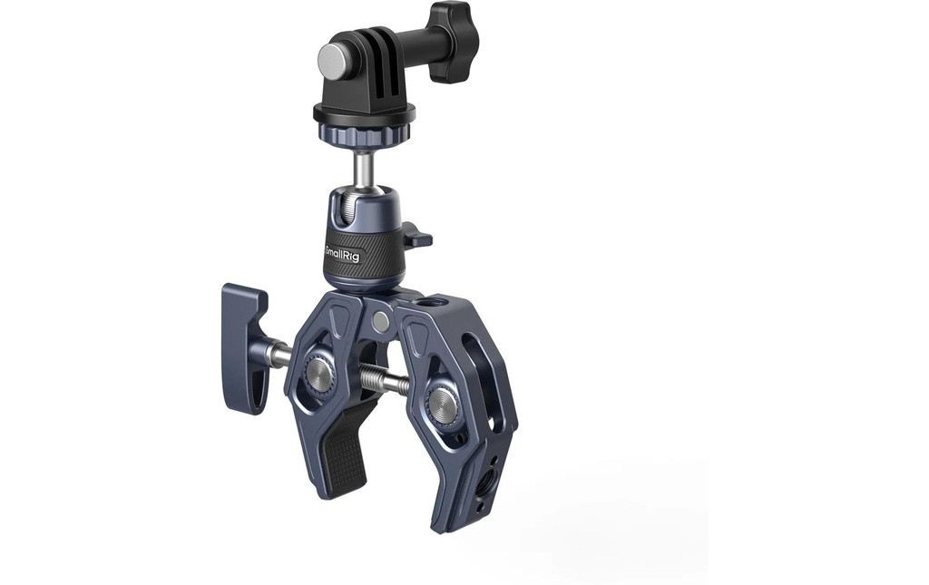 Smallrig Super Clamp avec support à tête sphérique 360° pour caméras d'action