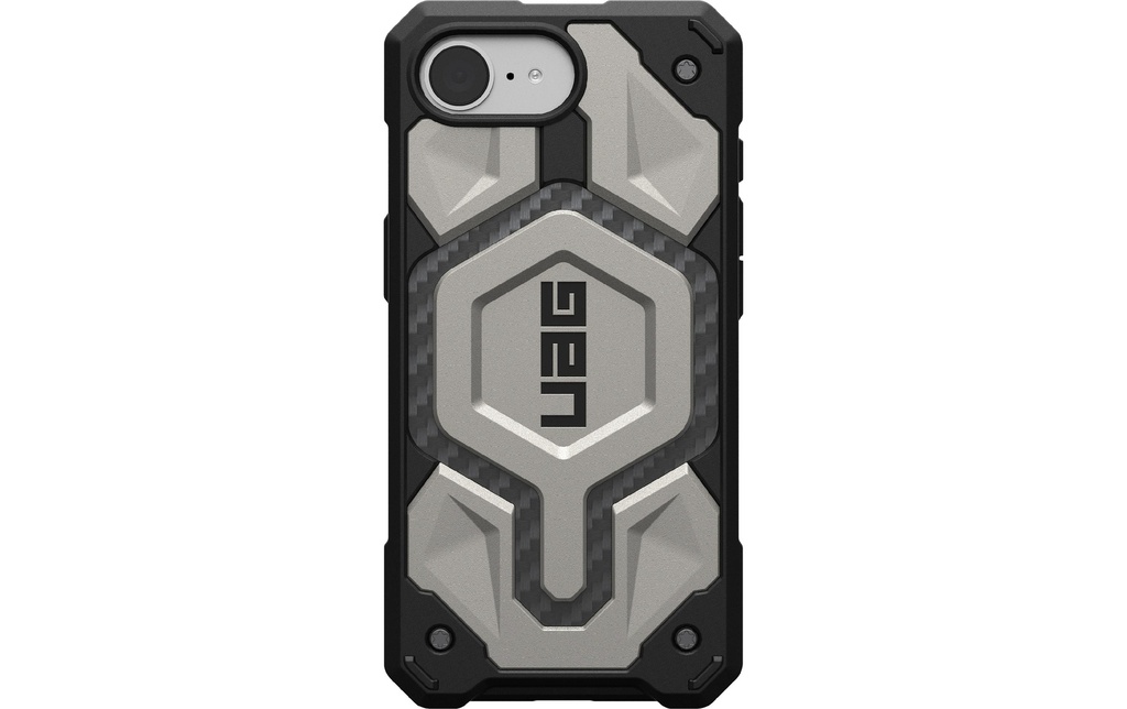 UAG Coque arrière Monarch Pro iPhone 16e Titanium