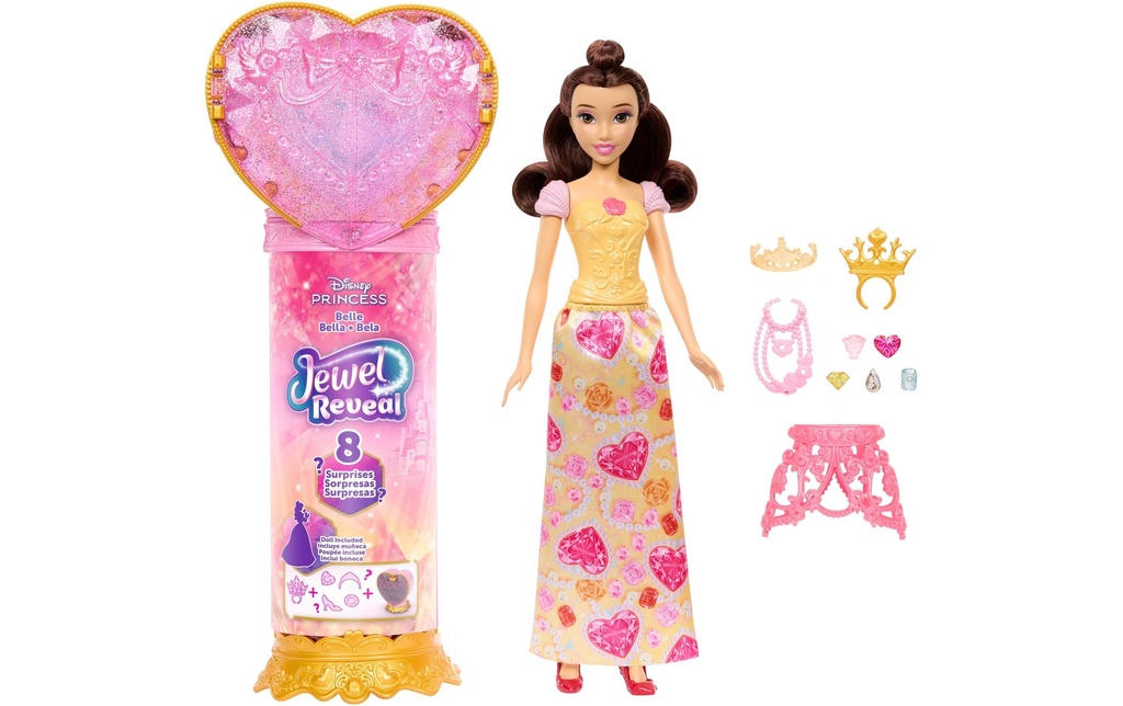 Disney Princess Set de jeu Poupée Jewel Reveal Belle