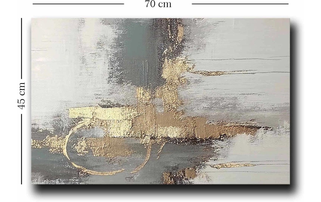 Wallxpert Photo or/gris 45x70 cm