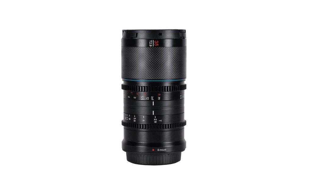 Sirui Longueur focale fixe Saturn 35mm T/2.9 1.6x Neutral – Sony E-Mount