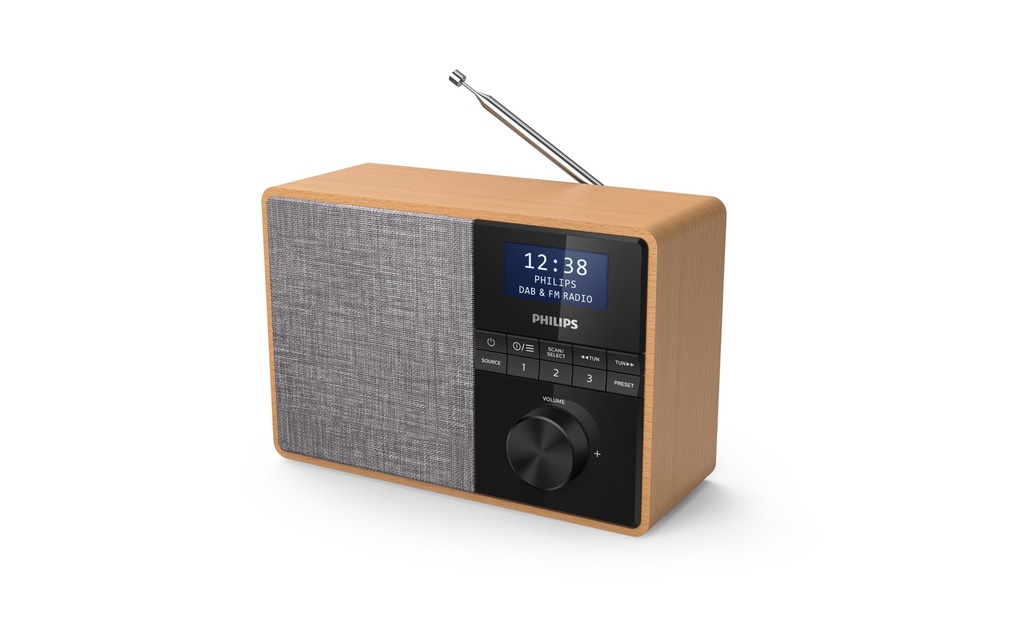 Philips Radio DAB+ TAR5505 Brun/Gris