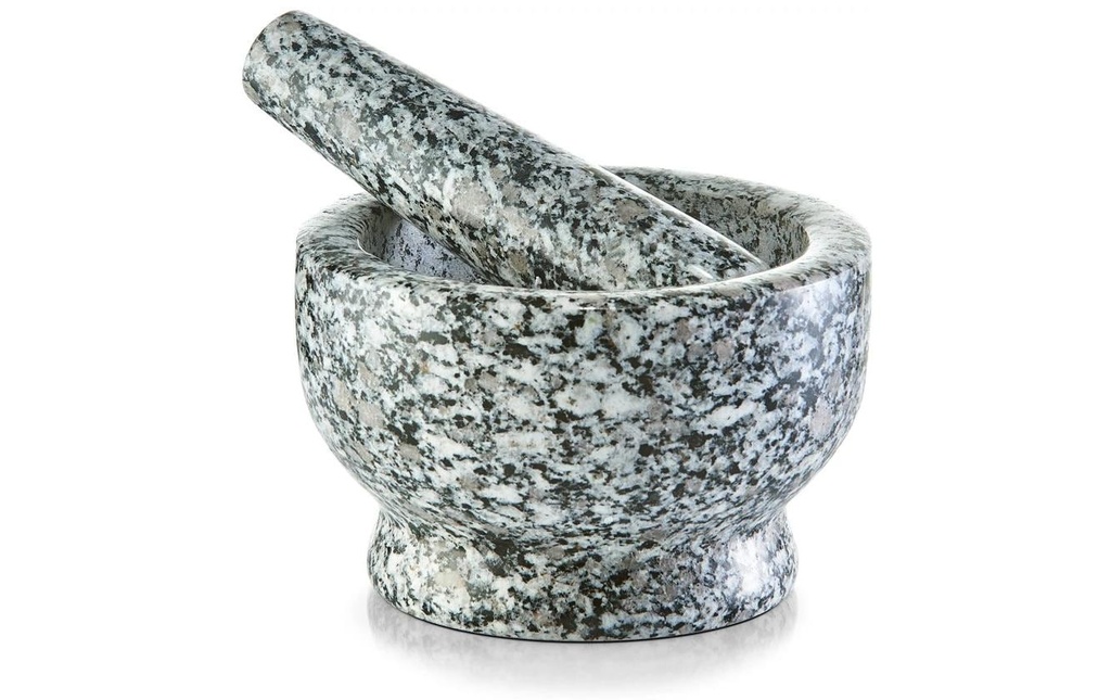 Zeller Present Mortier et pilon Mortier avec pilon 13 cm, Granit