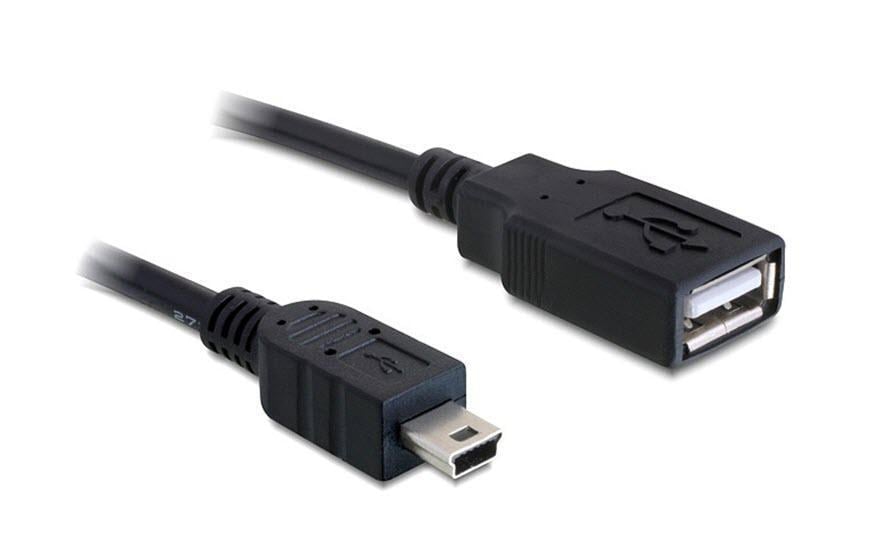 Delock Câble adaptateur USB 2.0  Mini-USB B - USB-A 0.5 m