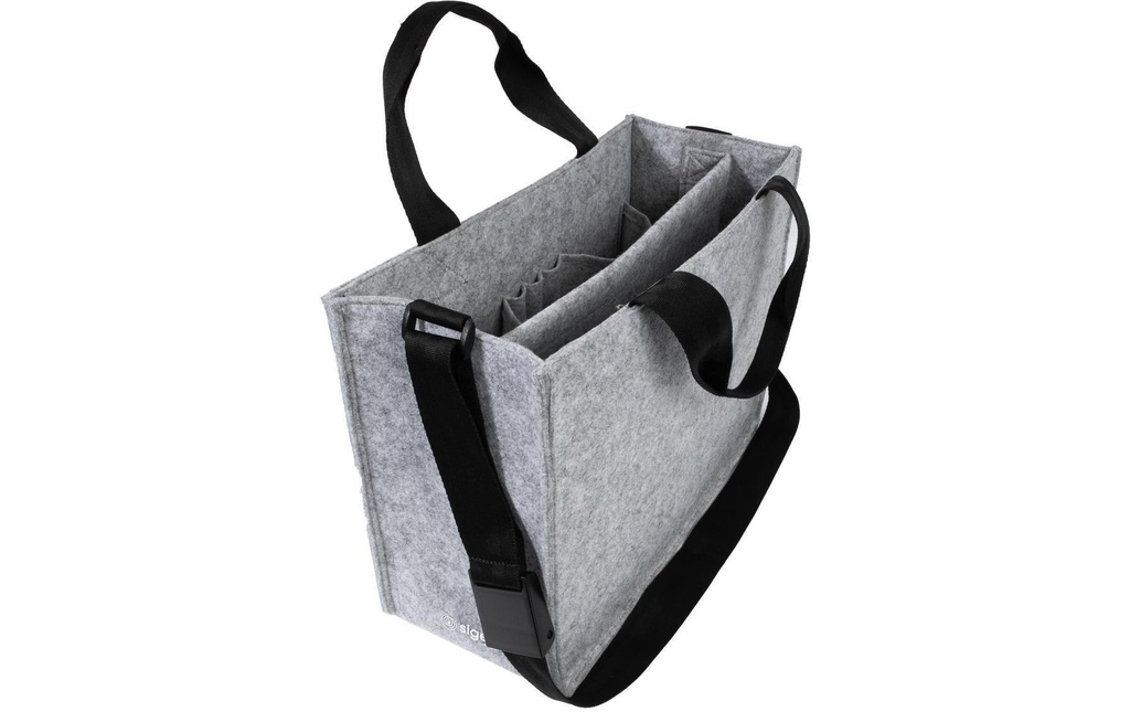 Sigel Desk Sharing Bag Classic M, gris clair 15.4 Gris clair