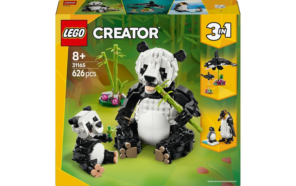 LEGO® Creator Animaux sauvages: famille de pandas 31165