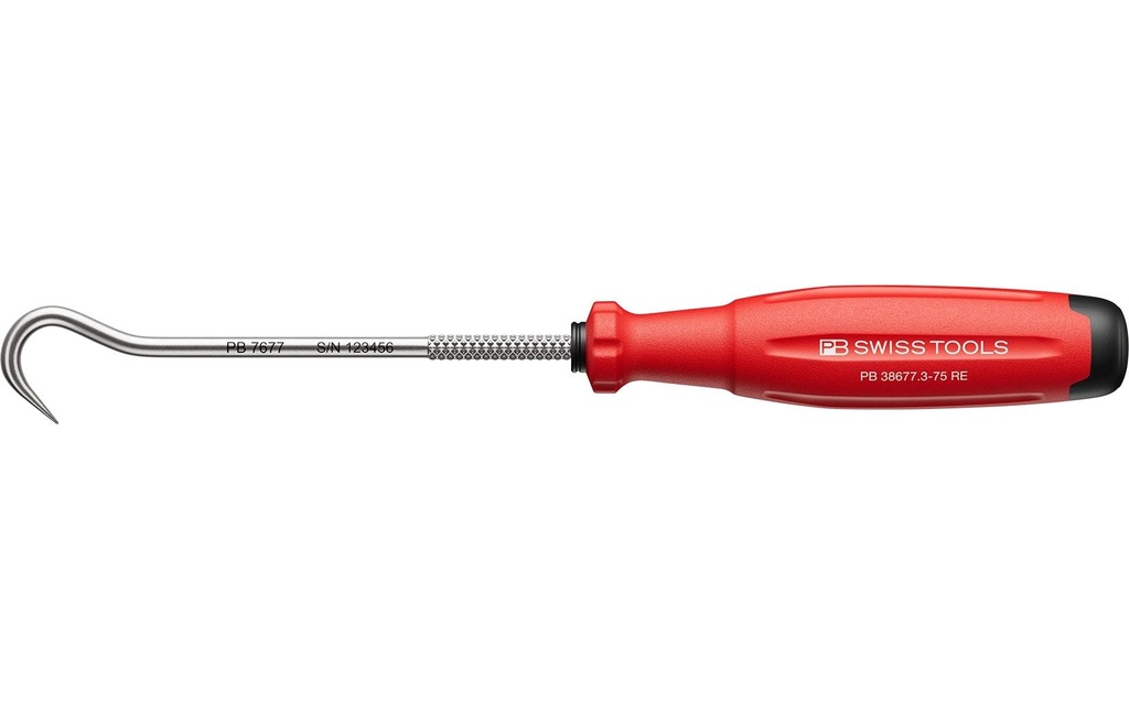 PB Swiss Tools PickTool crochet PB 38677.3-75 RE rouge