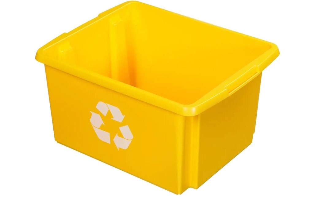 Sigma Home Seau de recyclage Nesta 32 l, Jaune