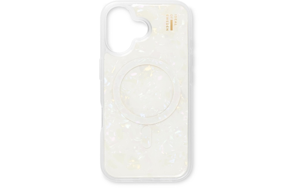 Ideal of Sweden Coque arrière iPhone 16 Plus Blanc nacré