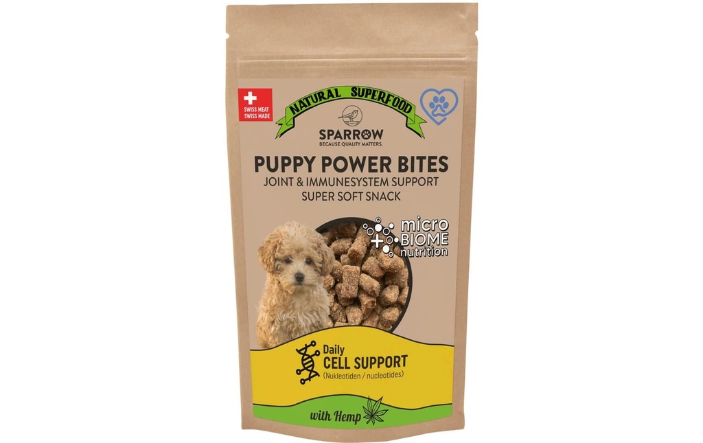 Sparrow Friandise Puppy Power Bites 150 g