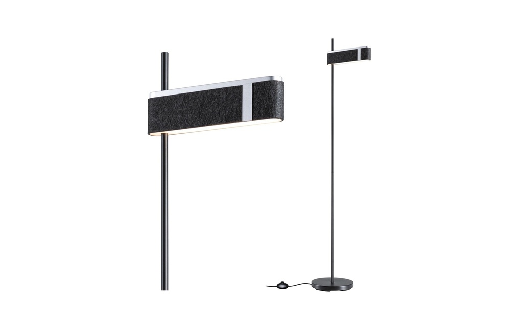 Paulmann Lampadaire LED Jagun 2700K 20.4W Anthracite