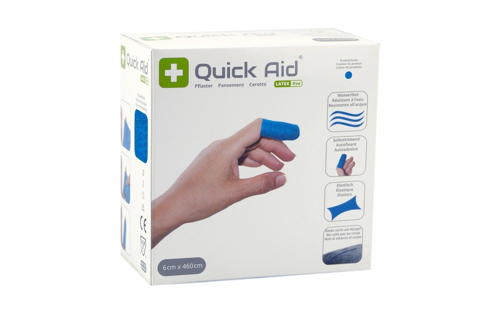 Quick Aid Pansement adhésif beige, 6 x 460 cm