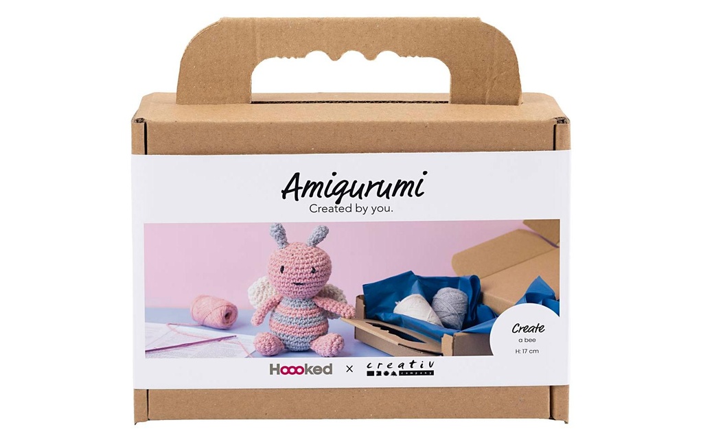 Creativ Company Kits de bricolage Amigurumi, abeille à miel