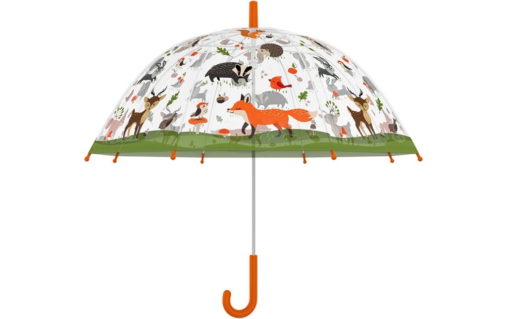 Esschert Design Parapluie Animaux de la forêt Multicolore
