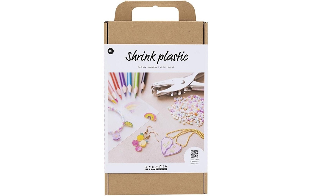 Creativ Company Kits de bricolage Film plastique rétractable Crayons, perles