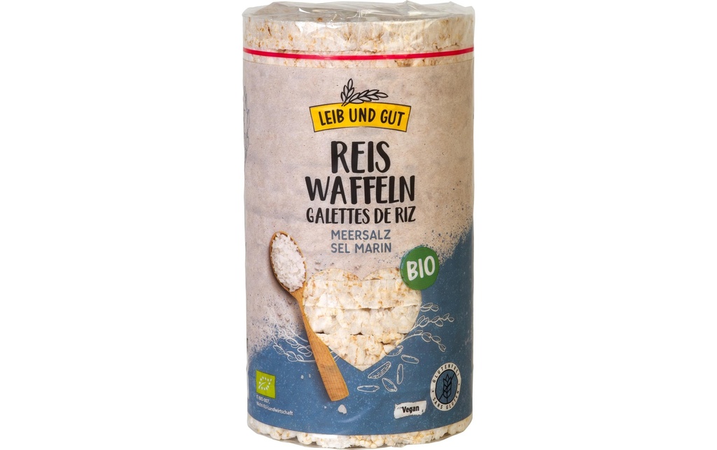 Leib und Gut Galettes de riz avec sel marin bio 100 g
