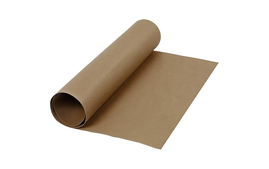 Creativ Company Papier similicuir Rouleau, 350 g, 1 pièce, brun foncé