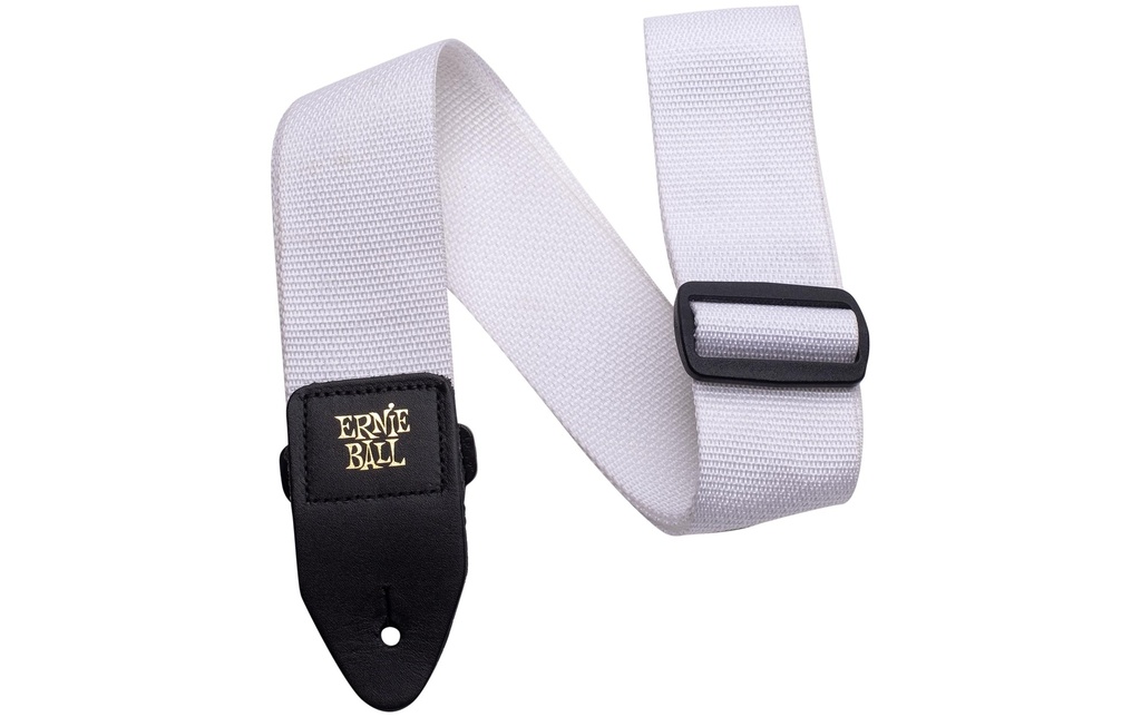 Ernie Ball Sangle de guitare Polypro Blanc