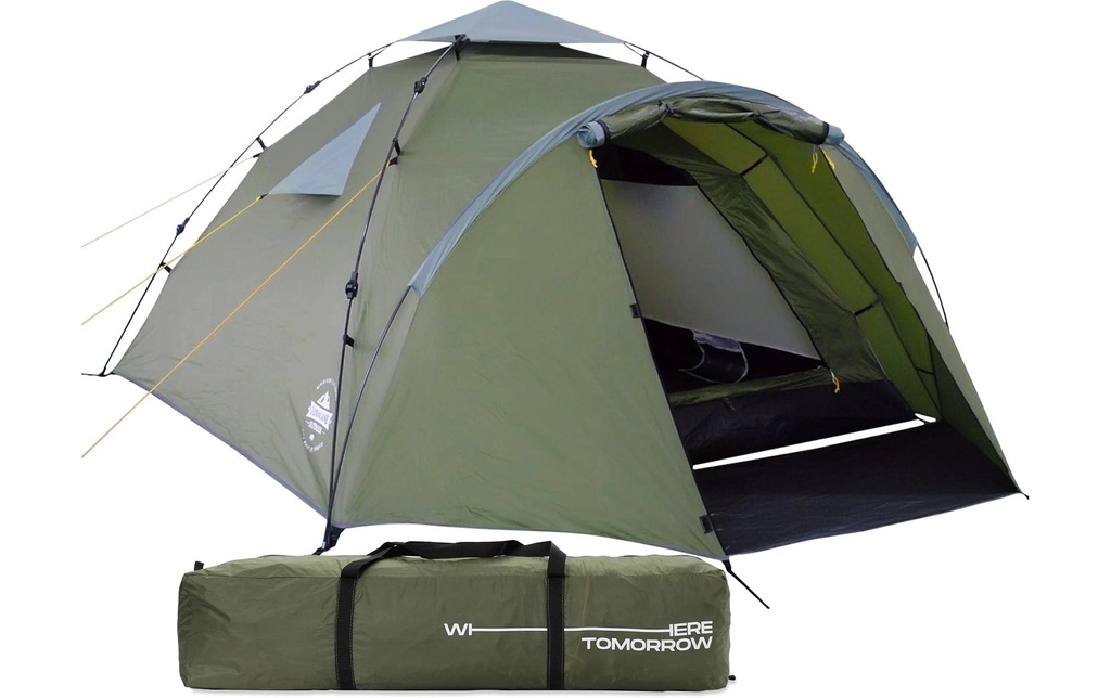Where tomorrow Tente trois personnes Pop-Up - Vert