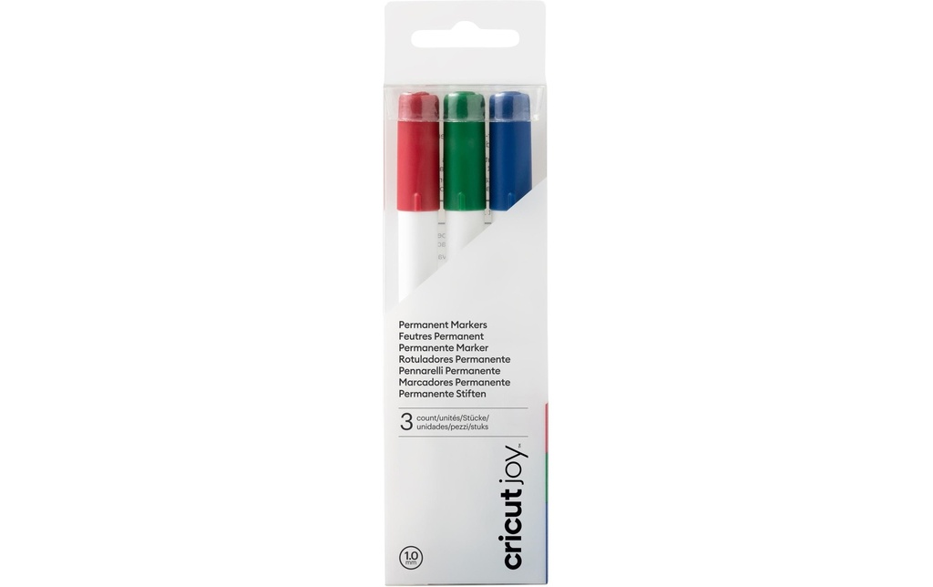 Cricut Set de crayons Joy Permanent Rouge, vert, bleu