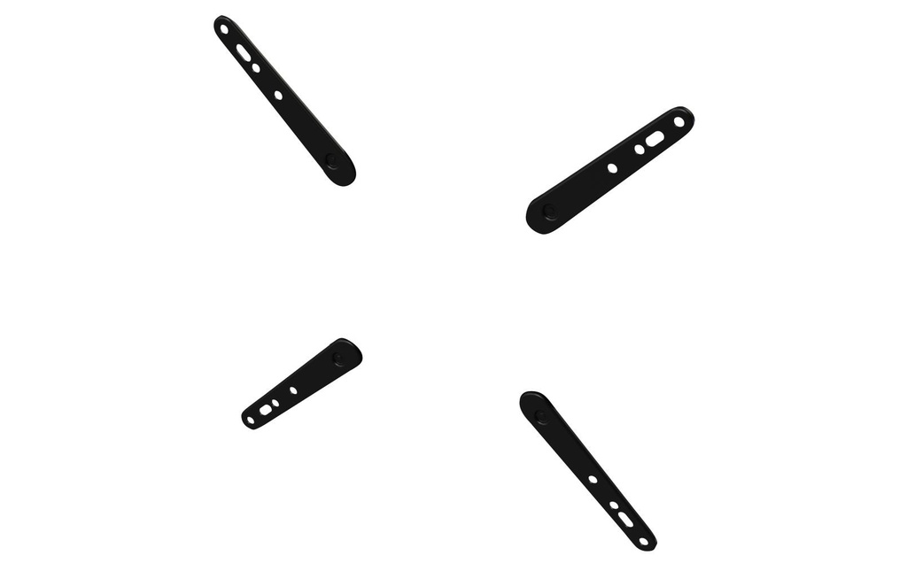 Peerless-AV Rails adaptateurs ACC4X4 jusqu'à 400x400 pour VESA 200x200