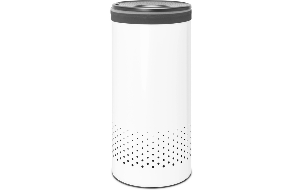Brabantia Corbeille à lessive 35 l, Blanc
