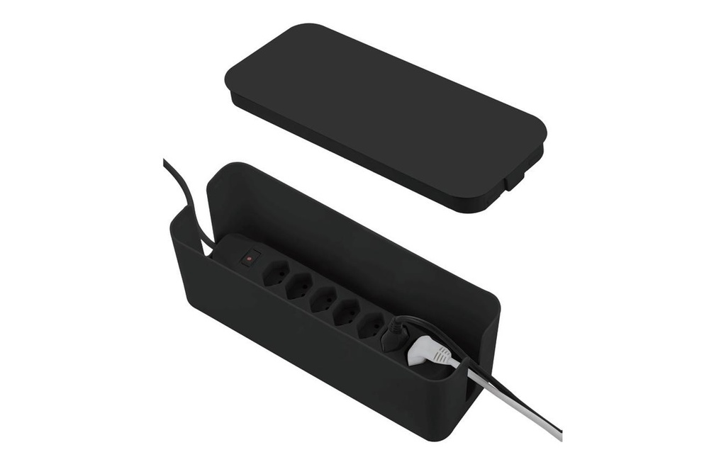 Schönenberger Boîte à câbles avec bloc de prises 7x T13, Noir