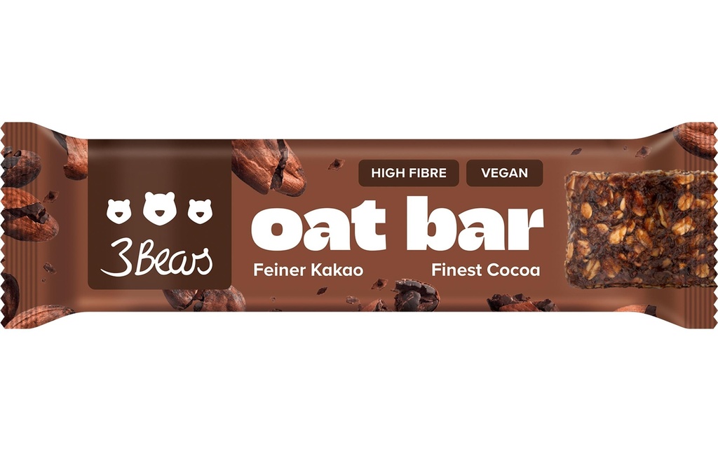 3Bears Oat Bar – cacao fin 45 g