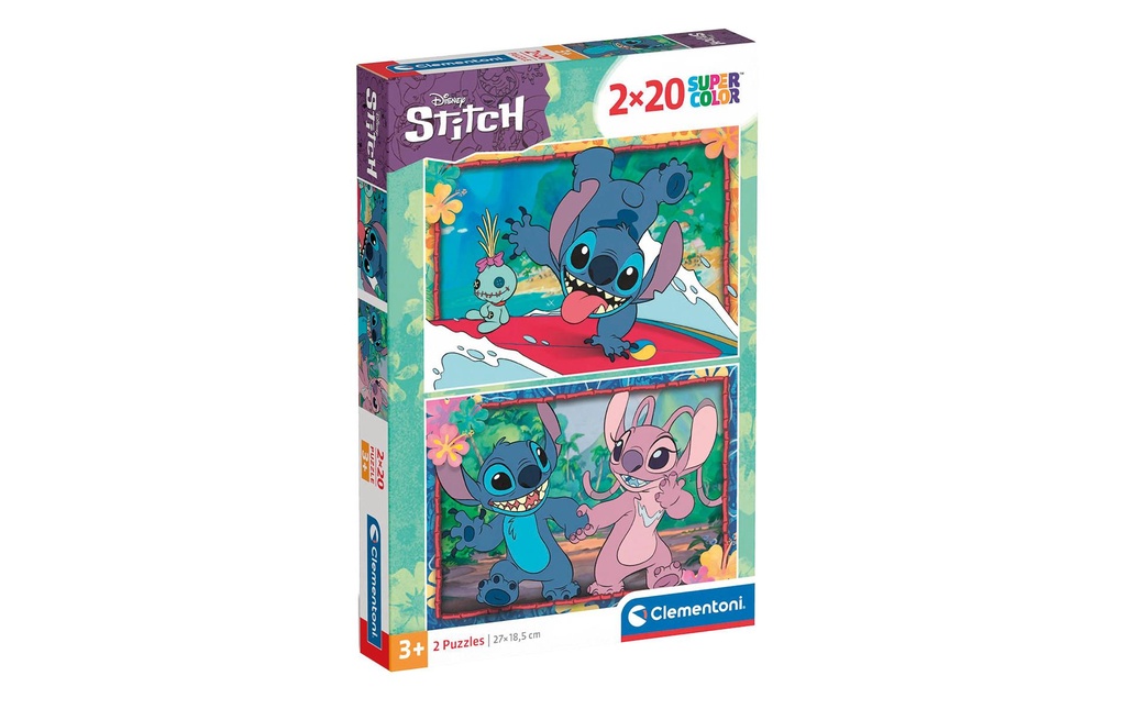 CLEMENTONI Puzzle Stitch 2x20 pièces (40 pces)