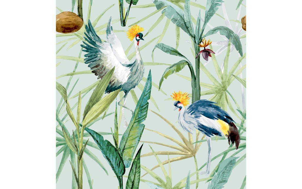 Paper + Design Serviettes en papier Dancing Birds 33 cm x 33 cm, 20 Pièce/s