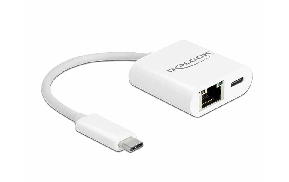 Delock Adaptateurs réseau 65402 USB-C – RJ45 avec PowerDelivery