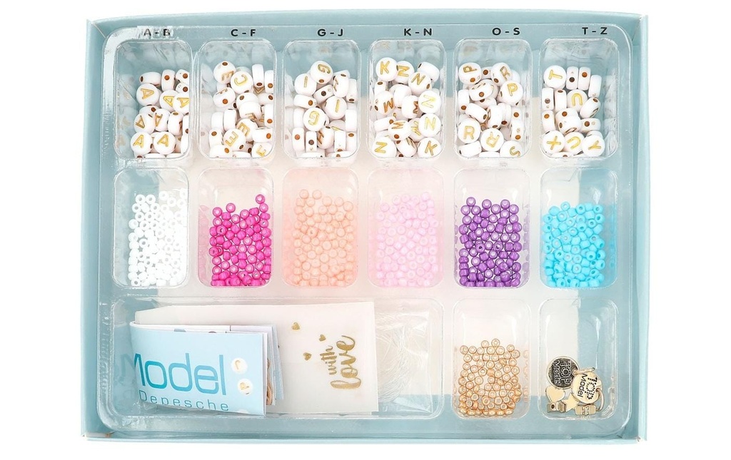 Topmodel Boîte de perles Set Bracelet Topmodel en couleur