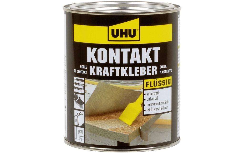 UHU Contact colle forte boîte 750 ml, Aucune indication
