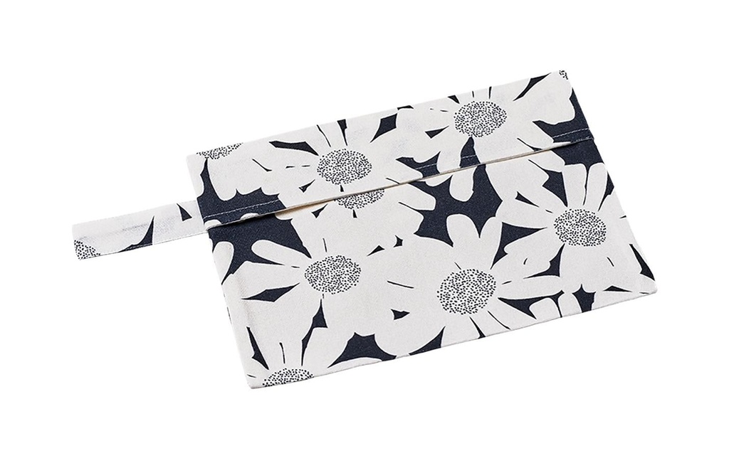 Chic Mic Trousse de toilette Kukkia 25 x 18 cm, noir/blanc