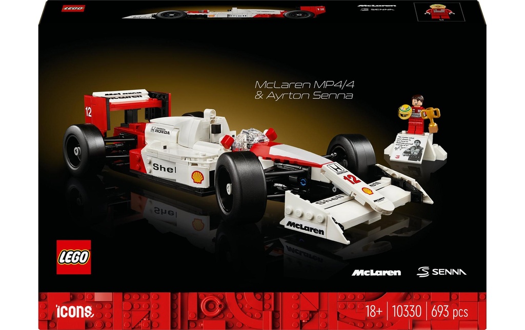 LEGO® Icons McLaren MP4/4 & Ayrton Senna 10330