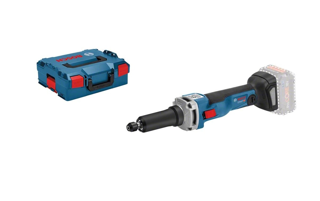 Bosch Professional Meuleuse droite sans fil GGS 18 V-23 PLC Solo, L-Boxx