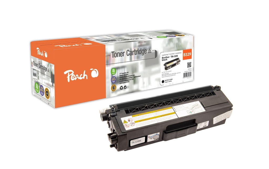 Peach Toner Brother TN-329BK noir