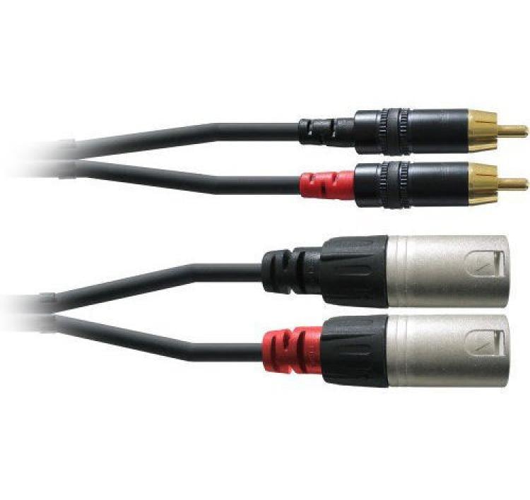 Cordial Câble audio CFU 6 MC Cinch - XLR 6 m