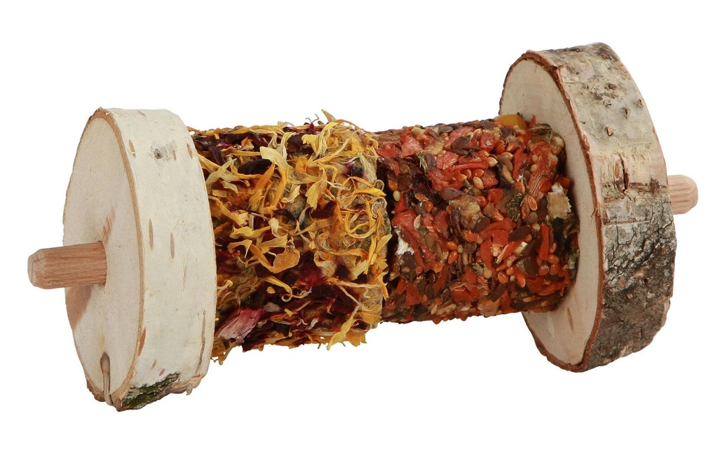 Kerbl Collation Buffet roulant sur pique en bois, 11 x Ø 6 cm