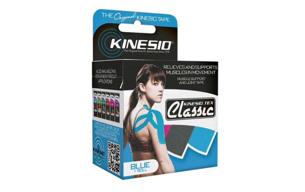 Kinesio Bande adhésive Tex Classic Bleu