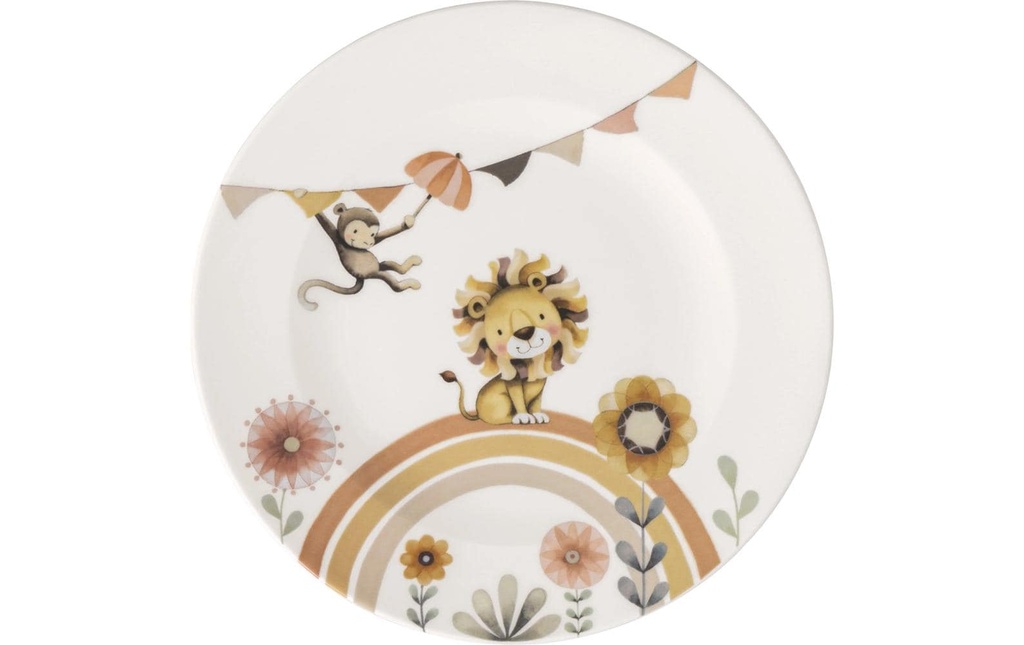 Villeroy & Boch Assiette pour enfant Roar Lion 6 pièces, orange clair
