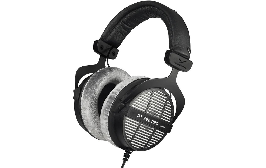 Beyerdynamic Casques supra-auriculaires DT 990 Pro 80 Ω, Noir; Argenté
