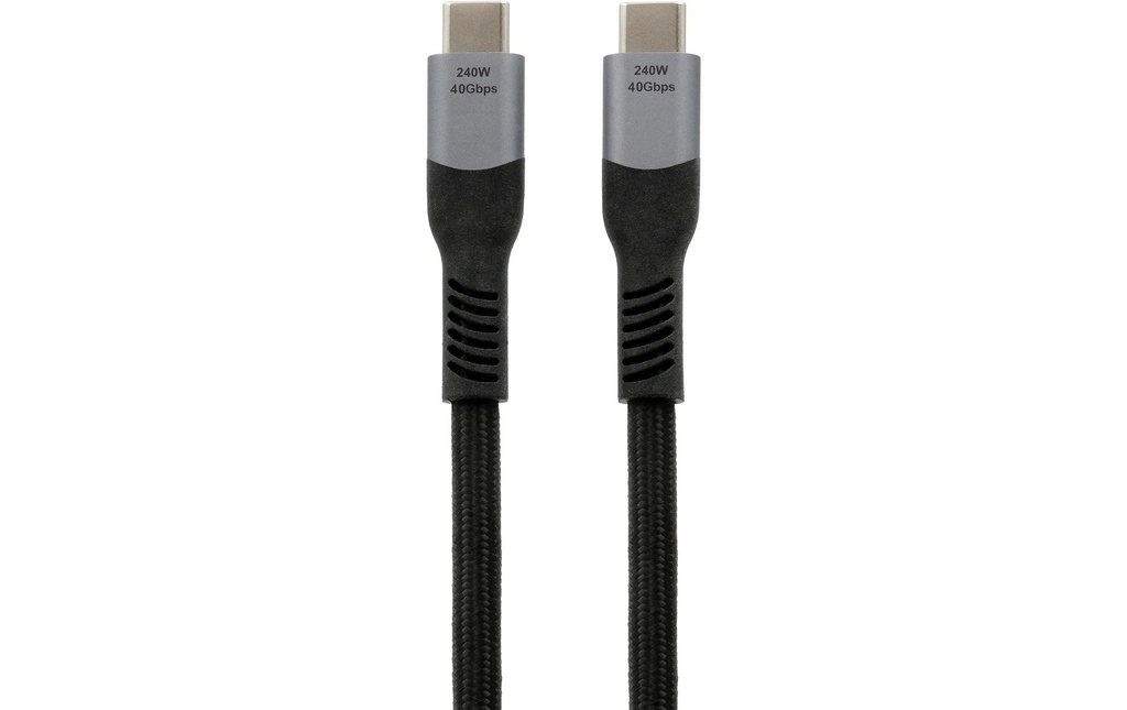 Exsys Câble chargeur USB EX-K1598 USB4 USB-C - USB-C 1 m